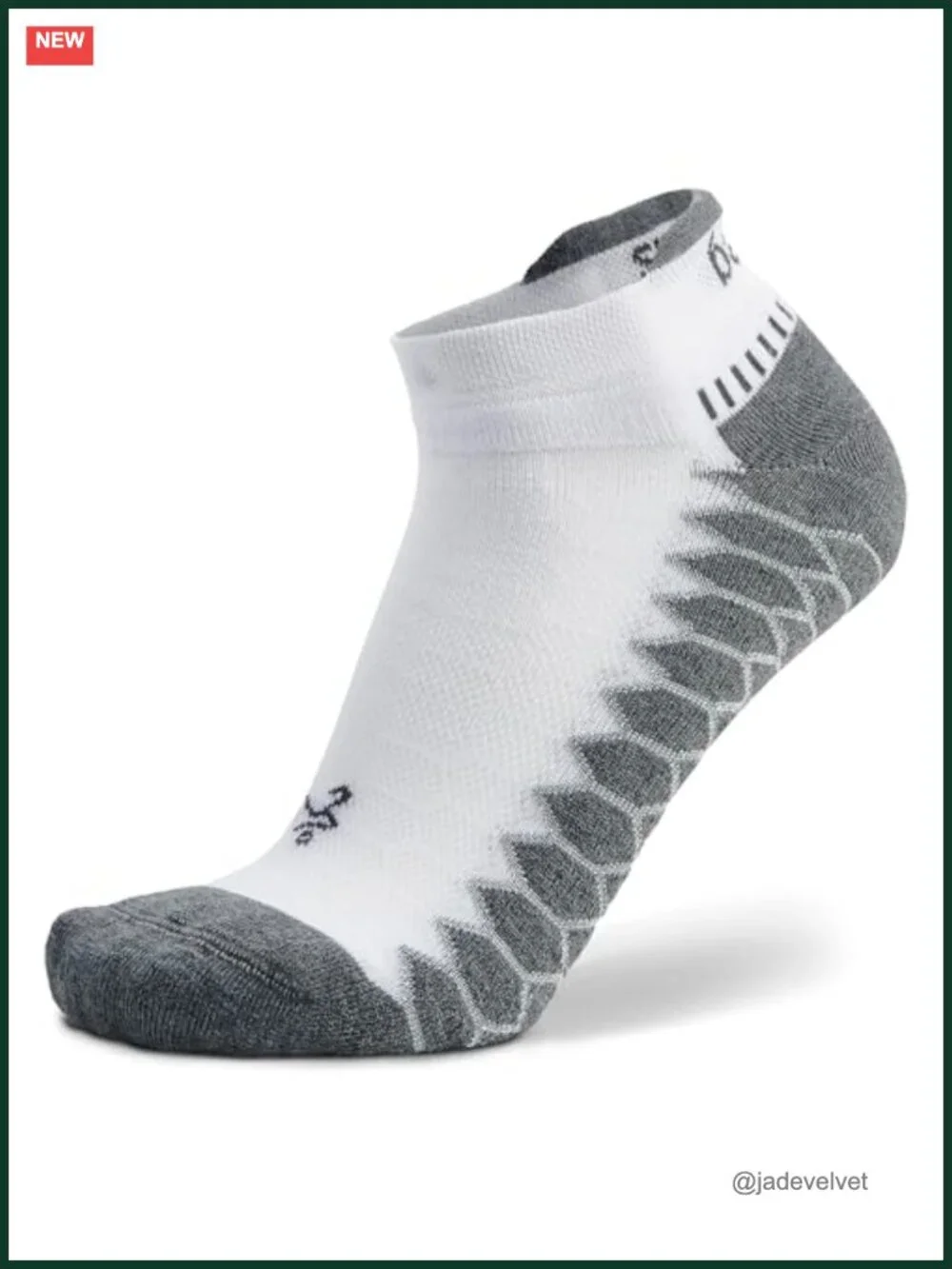 Compression Fit Performance No Show Athletic Running Socks